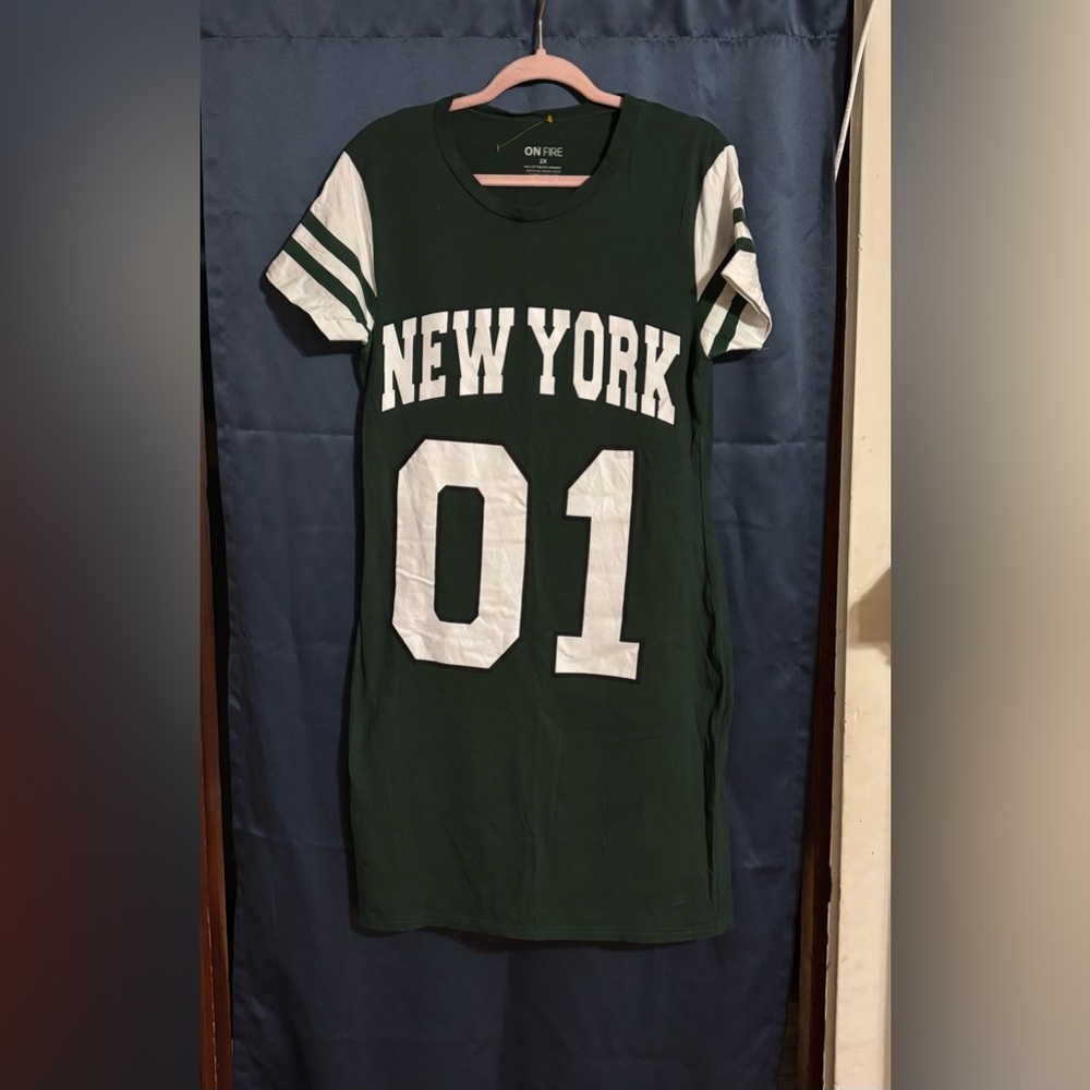On Fire Dark Green T-Shirt
